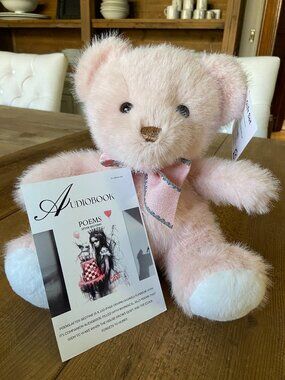 Plush Bear, Pink Bear, Stuffed Animal, Stuffed Animal Bear, Audiobook,